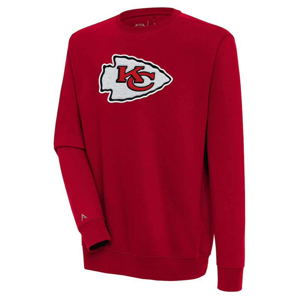 Kansas City Chiefs Antigua Victory Crewneck Pullover Sweatshirt | NFL Sale