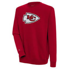 Kansas City Chiefs Antigua Victory Crewneck Pullover Sweatshirt | NFL Sale