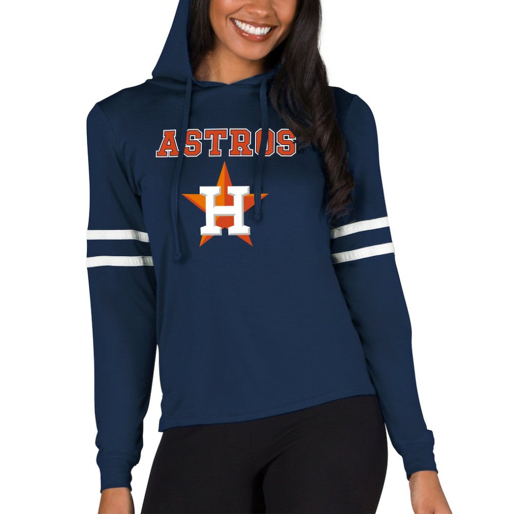 Houston Astros Concepts Sport Women's Marathon Lightweight Lounge Pullover Hoodie - MLB Hoodies
