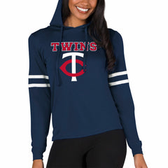 Minnesota Twins Concepts Sport Women's Marathon Lightweight Lounge Pullover Hoodie - MLB Hoodies