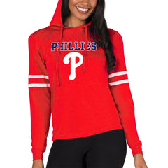 Philadelphia Phillies Concepts Sport Women's Marathon Lightweight Lounge Pullover Hoodie - MLB Hoodies