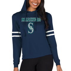Seattle Mariners Concepts Sport Women's Marathon Lightweight Lounge Pullover Hoodie - MLB Hoodies