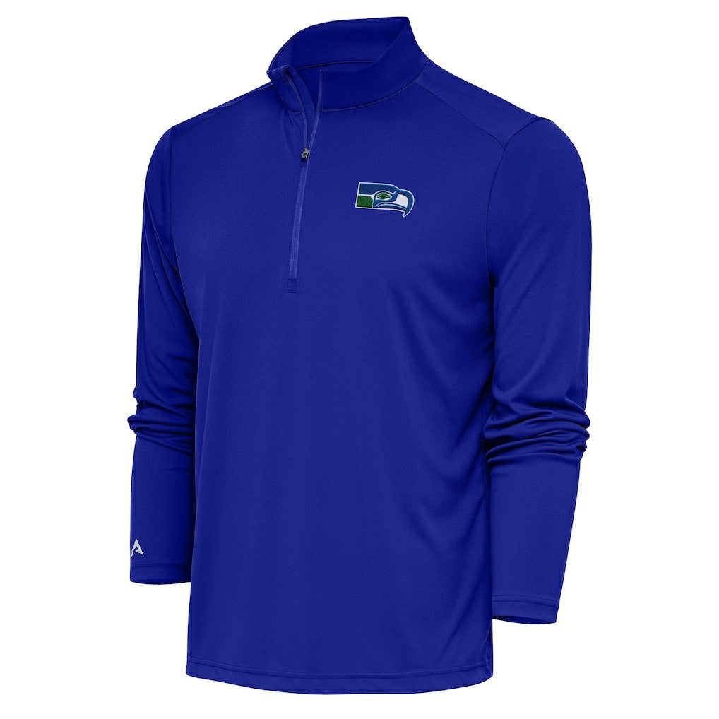 Seattle Seahawks Adult Throwback Logo Tribute Quarter-Zip Pullover | NFL On sale