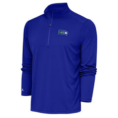 Seattle Seahawks Adult Throwback Logo Tribute Quarter-Zip Pullover | NFL On sale
