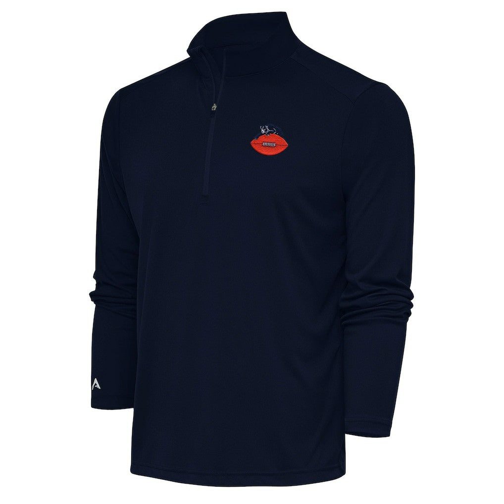 Chicago Bears Adult Throwback Logo Tribute Quarter-Zip Pullover | NFL Sale