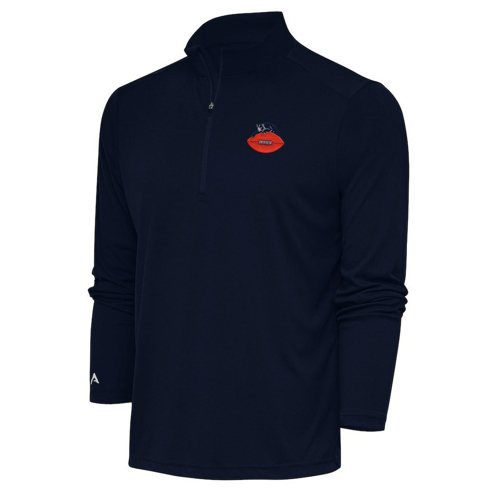 Chicago Bears Adult Throwback Logo Tribute Quarter-Zip Pullover | NFL Sale