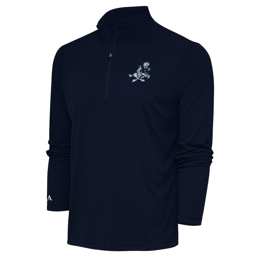 Dallas Cowboys Adult Throwback Logo Tribute Quarter-Zip Pullover | NFL Outlet