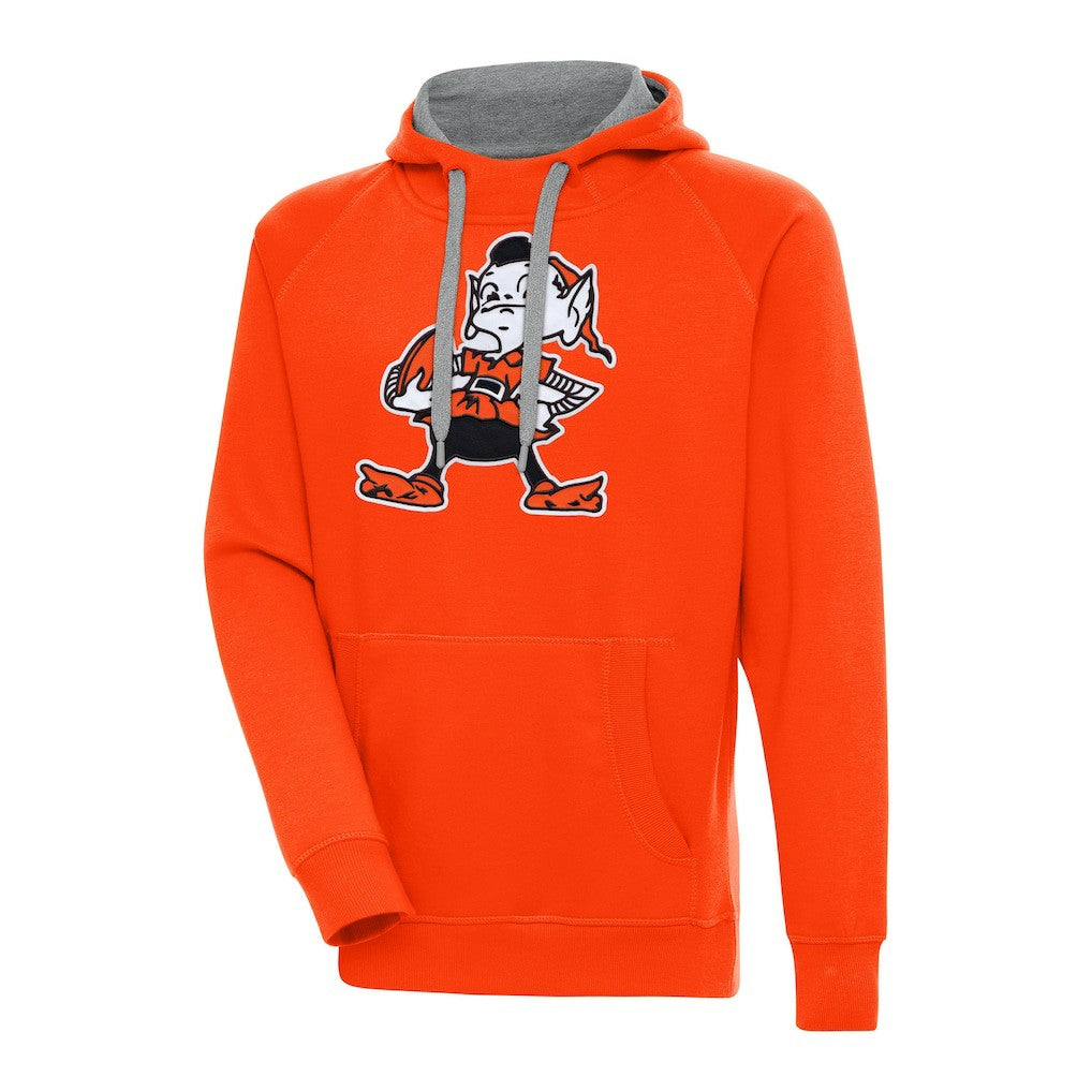 Cleveland Browns Adult Throwback Logo Victory Pullover Hoodie | NFL Sale