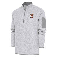 Cleveland Browns Adult Throwback Logo Fortune Quarter-Zip Pullover Jacket | NFL On sale