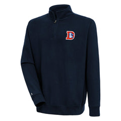 Denver Broncos Adult Throwback Logo Victory Quarter-Zip Pullover Top | NFL On sale