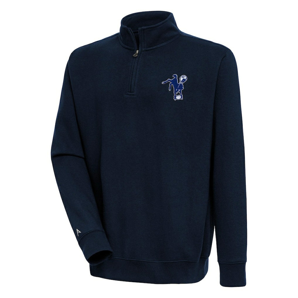 Indianapolis Colts Adult Throwback Logo Victory Quarter-Zip Pullover Top | NFL On sale