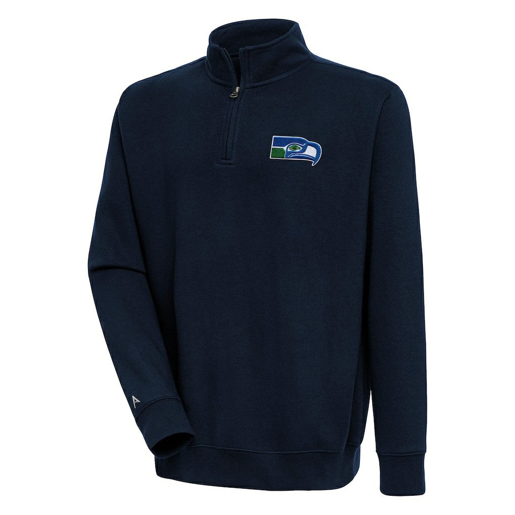 Seattle Seahawks Adult Throwback Logo Victory Quarter-Zip Pullover Top | NFL Near me