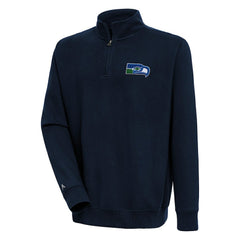 Seattle Seahawks Adult Throwback Logo Victory Quarter-Zip Pullover Top | NFL Near me