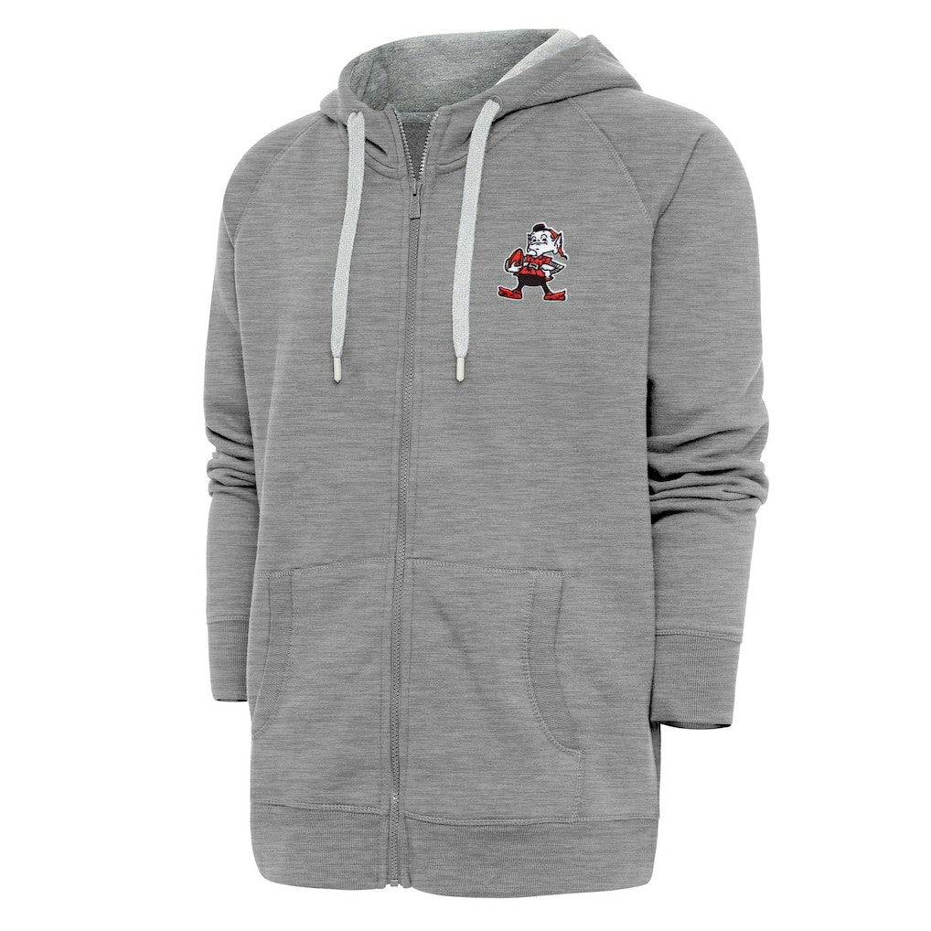 Cleveland Browns Adult Throwback Logo Victory Full-Zip Hoodie | NFL On sale