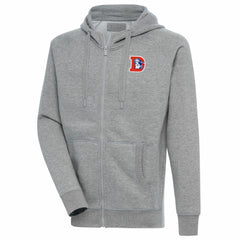 Denver Broncos Adult Throwback Logo Victory Full-Zip Hoodie | NFL Near me