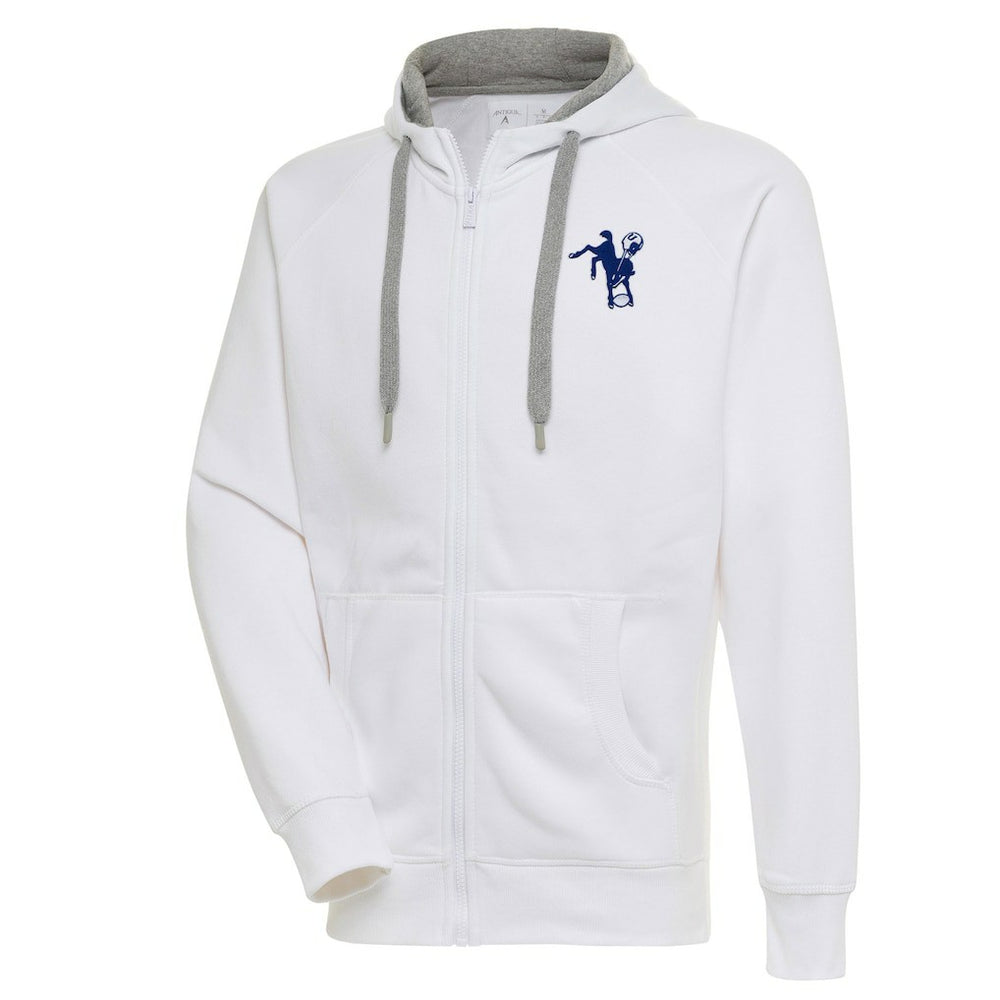 Indianapolis Colts Adult Throwback Logo Victory Full-Zip Hoodie | NFL Near me