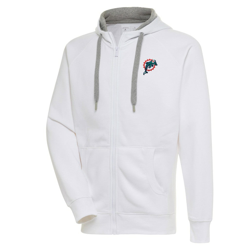 Miami Dolphins Adult Throwback Logo Victory Full-Zip Hoodie | NFL US