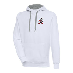 Cleveland Browns Adult Throwback Logo Victory Pullover Hoodie | NFL Hot