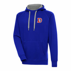 Denver Broncos Adult Throwback Logo Victory Pullover Hoodie | NFL New