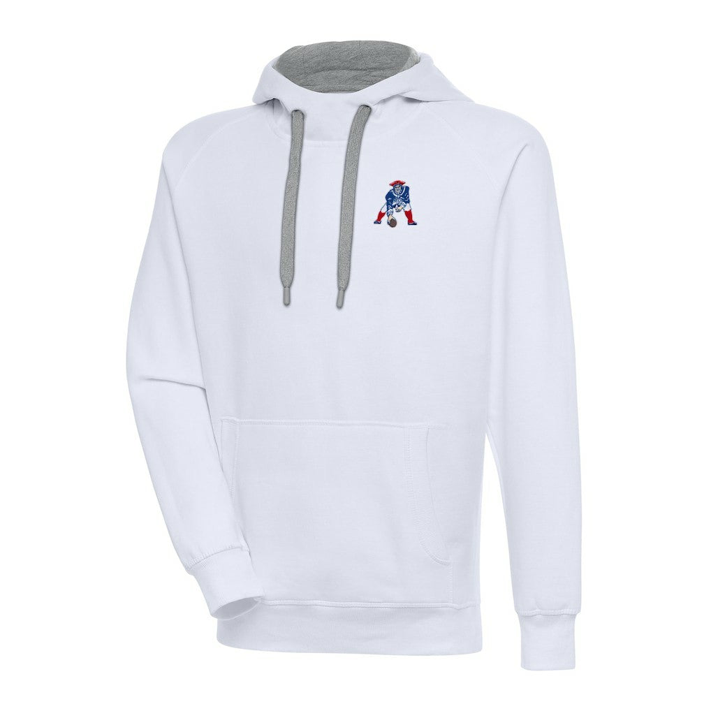 New England Patriots Adult Throwback Logo Victory Pullover Hoodie | NFL Outlet