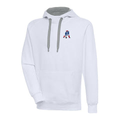 New England Patriots Adult Throwback Logo Victory Pullover Hoodie | NFL Outlet