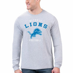 Detroit Lions Starter Logo Graphic Long Sleeve T-Shirt | NFL Discount