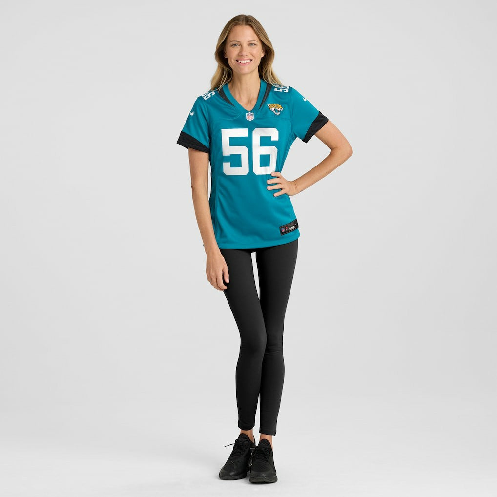 Jacksonville Jaguars Yasir Abdullah  Women's Team Game Jersey | NFL Discount
