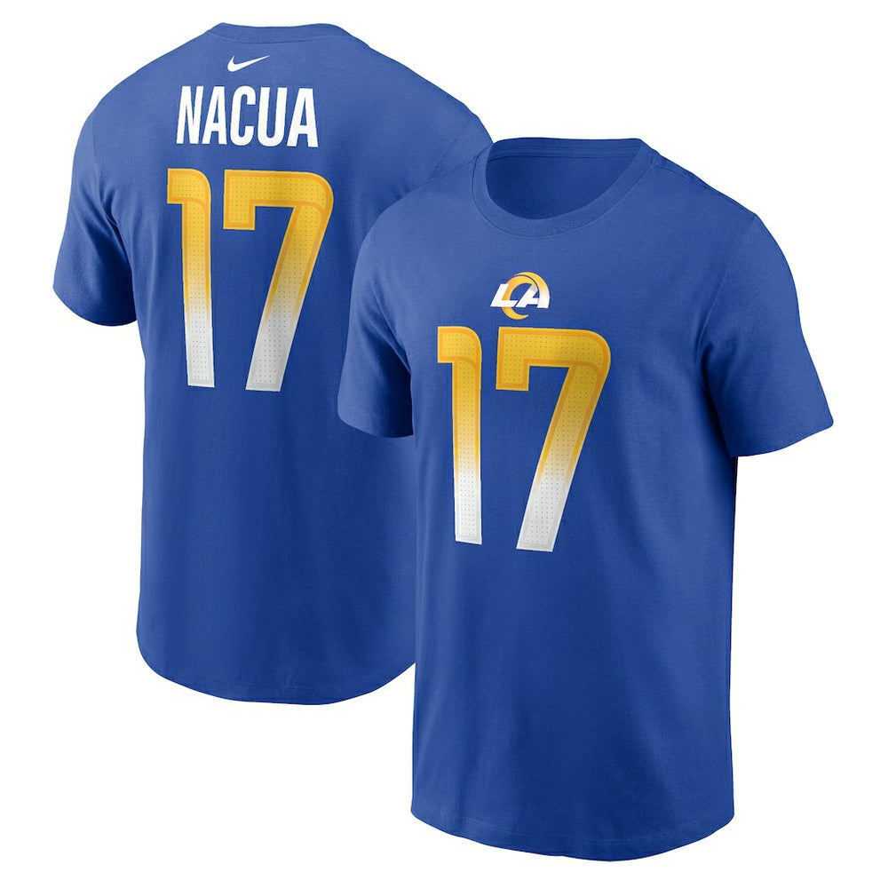 Los Angeles Rams Puka Nacua  Player Name & Number T-Shirt | NFL Outlet