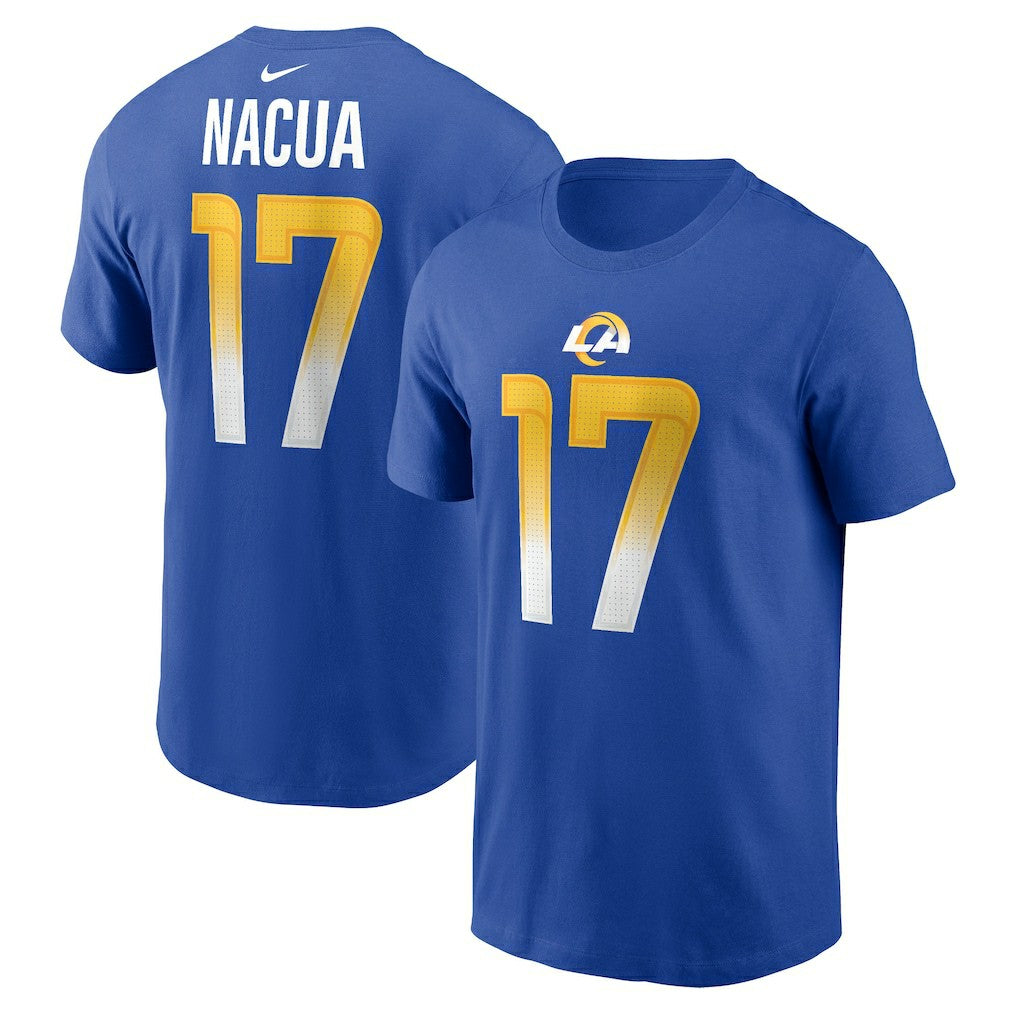 Los Angeles Rams Puka Nacua  Player Name & Number T-Shirt | NFL Outlet