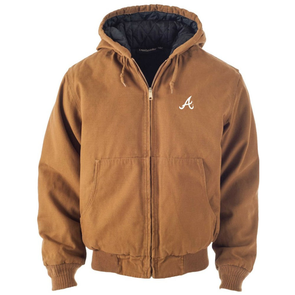 Atlanta Braves Dunbrooke Dakota Work Full-Zip Hoodie Jacket - MLB Jackets