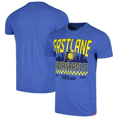 Blue Sportiqe Fastlane x Indiana Pacers Tri-Blend T-Shirt | NBA