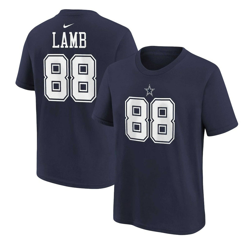 Dallas Cowboys CeeDee Lamb  Preschool Player Name & Number T-Shirt | NFL Discount