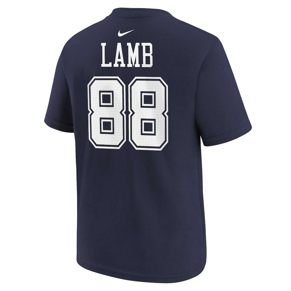 Dallas Cowboys CeeDee Lamb  Preschool Player Name & Number T-Shirt | NFL Discount