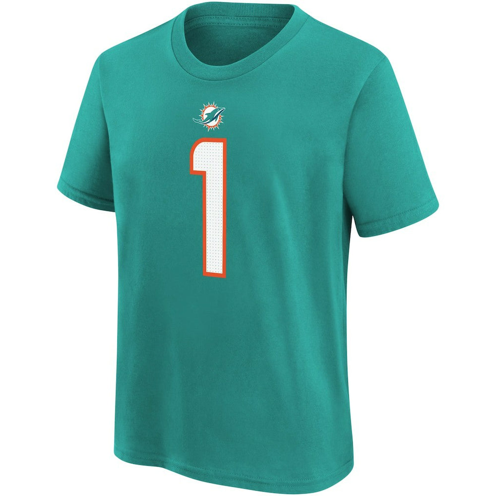 Miami Dolphins Tua Tagovailoa  Youth Player Name & Number T-Shirt | NFL New