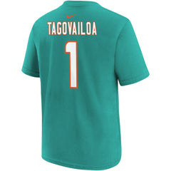 Miami Dolphins Tua Tagovailoa  Youth Player Name & Number T-Shirt | NFL New