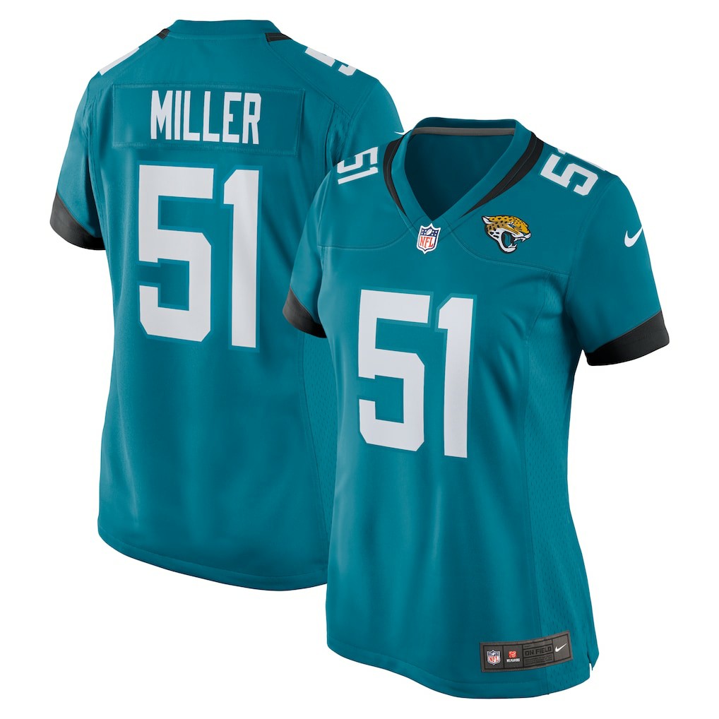 Jacksonville Jaguars Ventrell Miller  Women's Game Jersey | NFL New