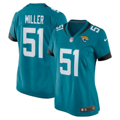 Jacksonville Jaguars Ventrell Miller  Women's Game Jersey | NFL New