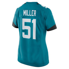 Jacksonville Jaguars Ventrell Miller  Women's Game Jersey | NFL New