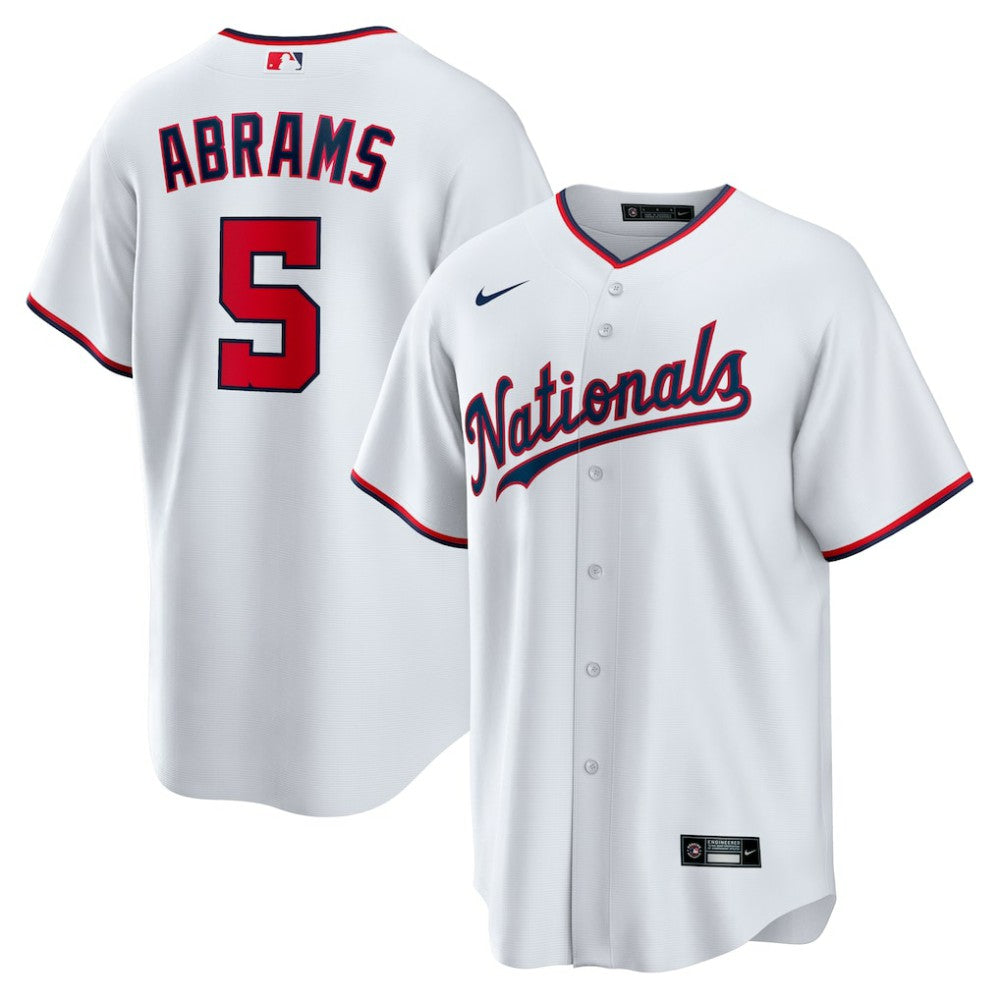 CJ Abrams Washington Nationals Nike Youth Home Replica Player Jersey - MLB Jerseys