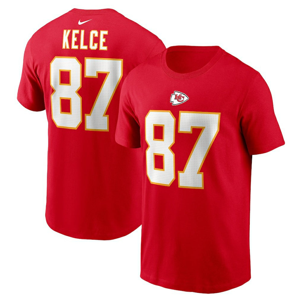 Kansas City Chiefs Travis Kelce  Player Name & Number T-Shirt | NFL Online
