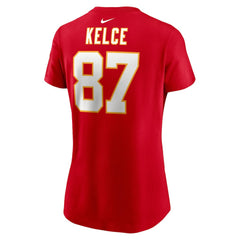 Kansas City Chiefs Travis Kelce  Women's Player Name & Number T-Shirt | NFL Near me