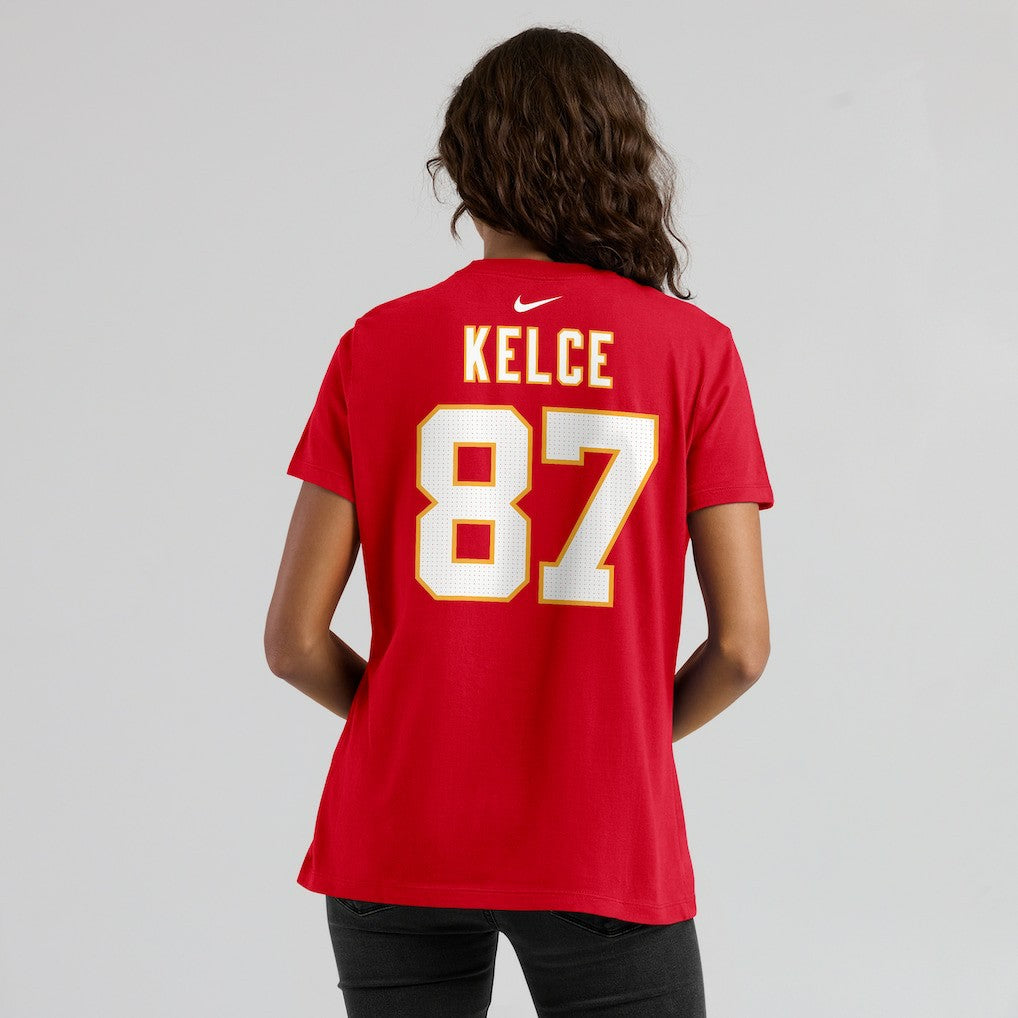 Kansas City Chiefs Travis Kelce  Women's Player Name & Number T-Shirt | NFL Near me