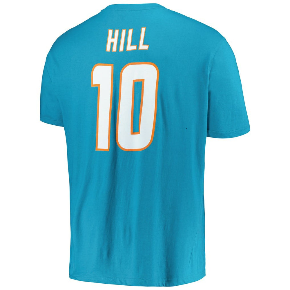 Miami Dolphins Tyreek Hill  Big & Tall Player Name & Number T-Shirt | NFL Outlet