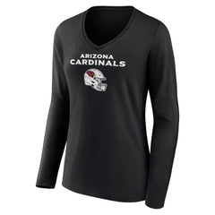 Arizona Cardinals Budda Baker  Women's Team Wordmark Player Name & Number Long Sleeve V-Neck T-Shirt | NFL Near me