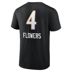 Baltimore Ravens Zay Flowers  Team Wordmark Player Name & Number T-Shirt | NFL New