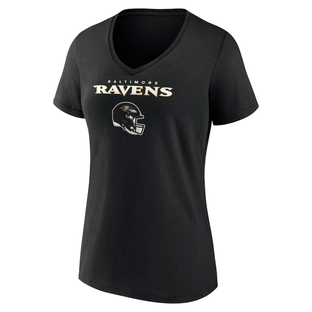 Baltimore Ravens Zay Flowers  Women's Team Wordmark Player Name & Number V-Neck T-Shirt | NFL Hot
