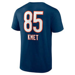Chicago Bears Cole Kmet  Team Wordmark Player Name & Number T-Shirt | NFL Near me