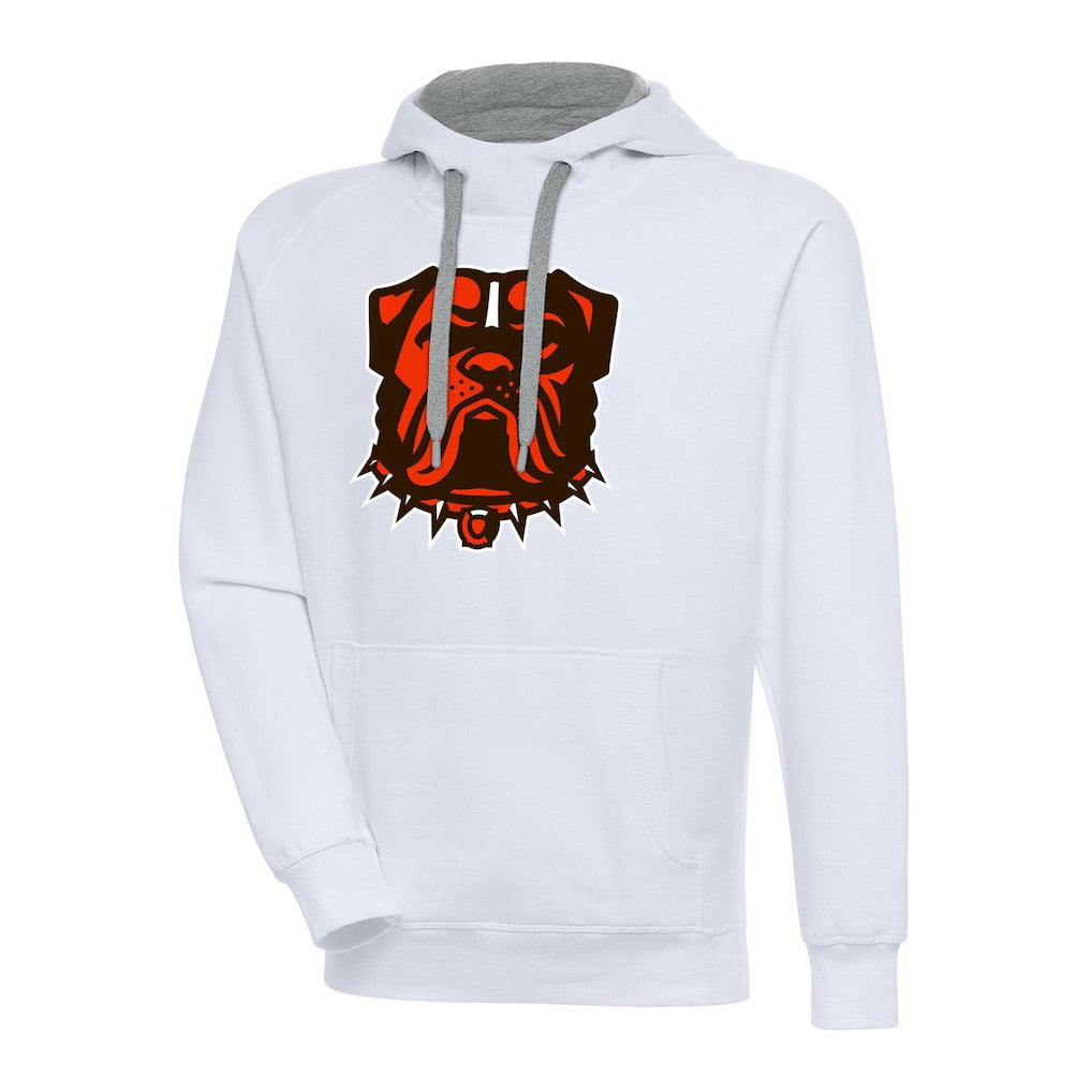 Cleveland Browns Antigua Victory Pullover Hoodie | NFL Outlet