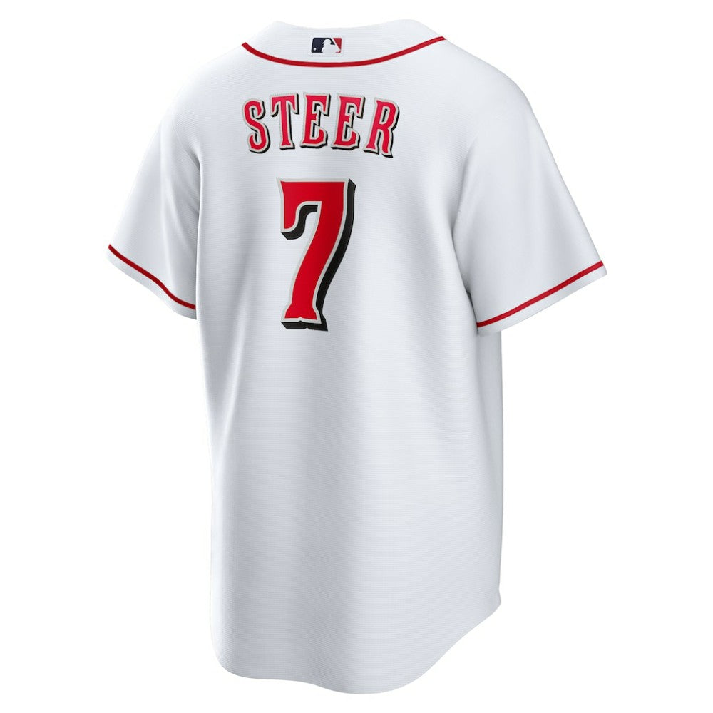 Spencer Steer Cincinnati Reds Nike Home Replica Jersey - MLB Jerseys