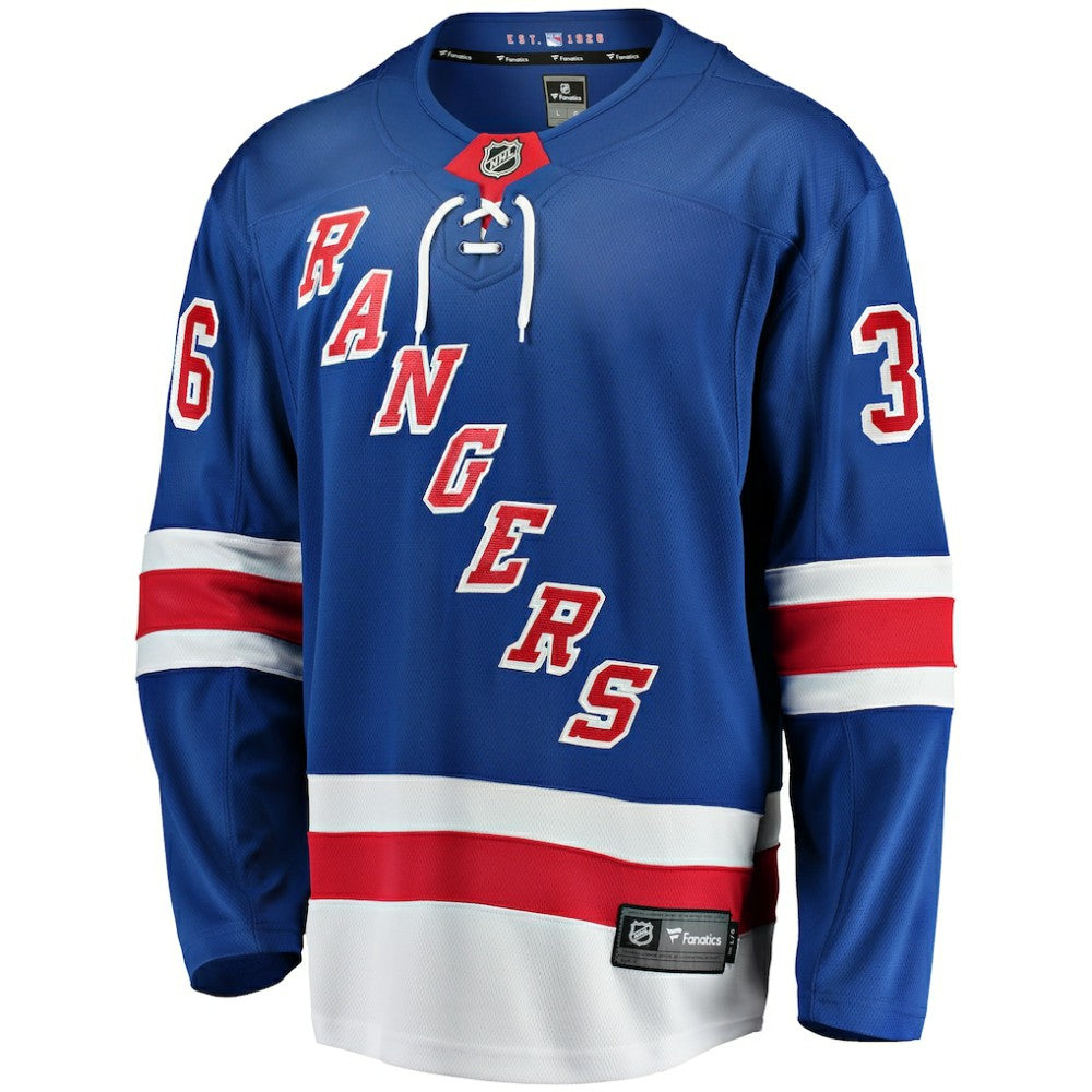 Anton Blidh New York Rangers Fanatics Home Breakaway Jersey -  NHL Jerseys